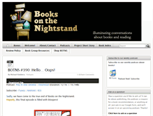 Tablet Screenshot of booksonthenightstand.com